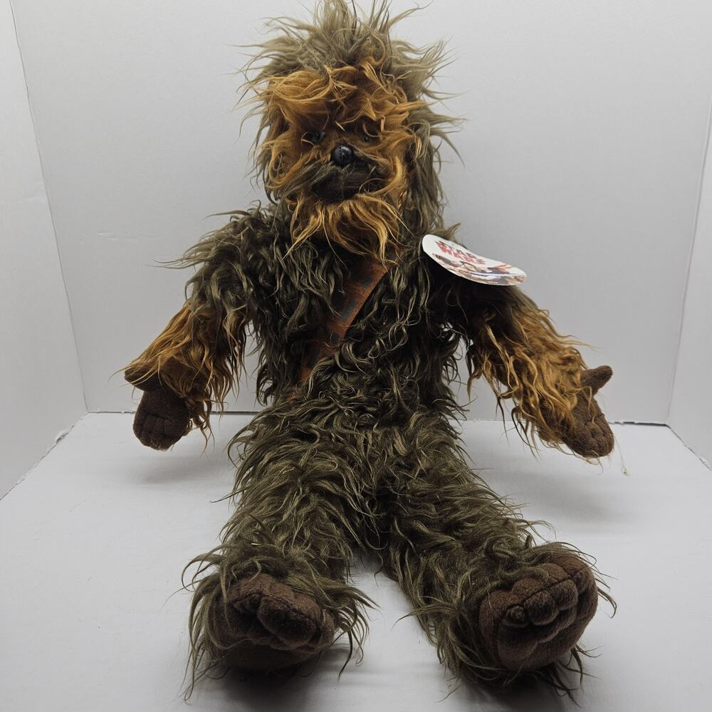 Vintage Star Wars Lucas Films Large Plush Chewbacca Chewy Stuffed 24 inches